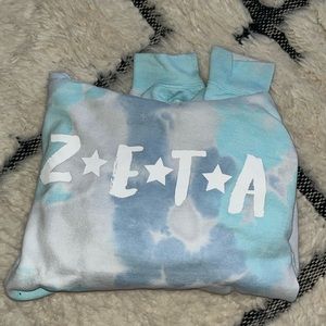 Zeta Tau Alpha Tie-Dye Hoodie
